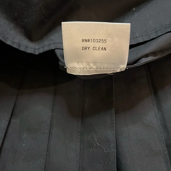 OAK Pleated button front tank blouse - Picture 6 of 8